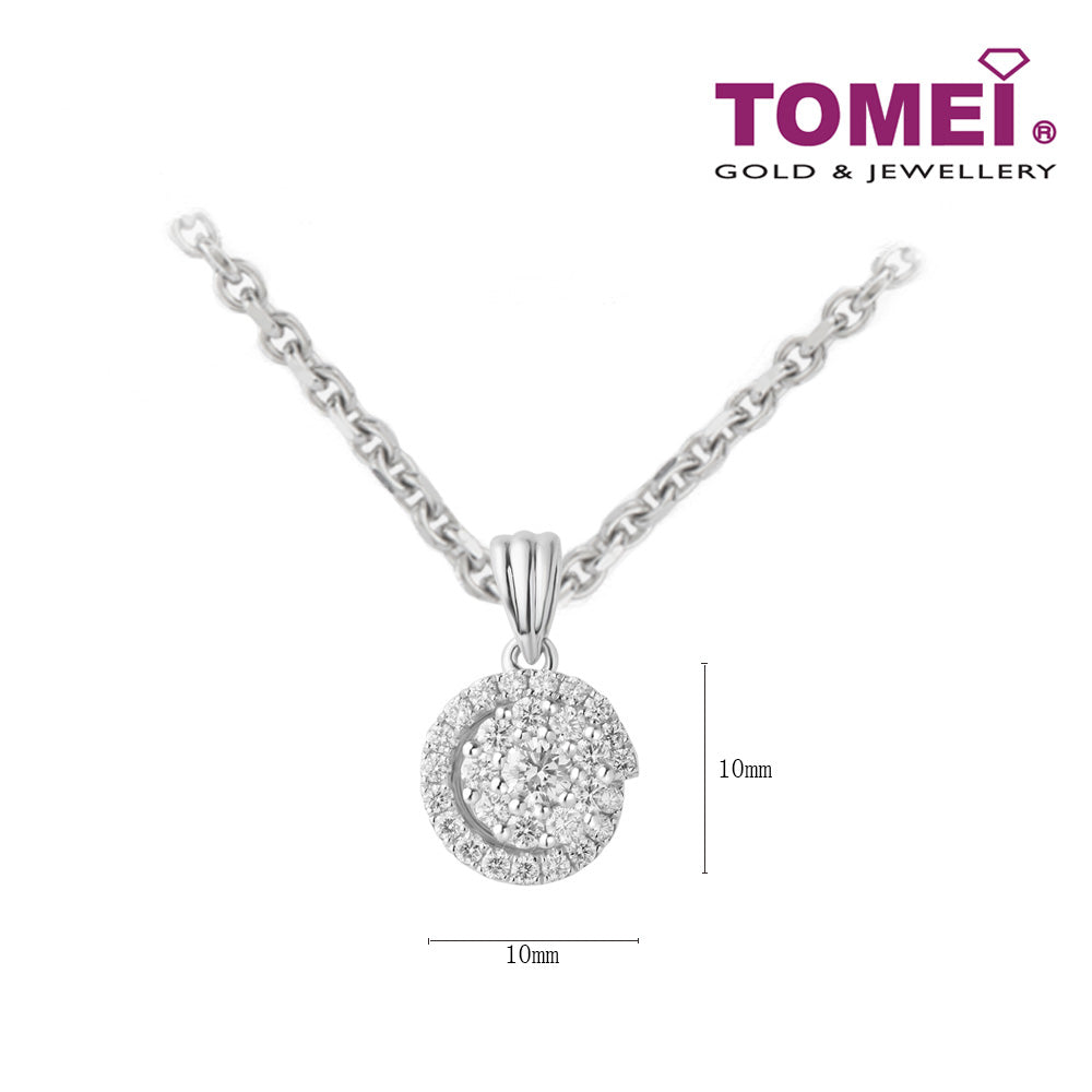 TOMEI Roxanne Pendant, White Gold 750 (P5057)