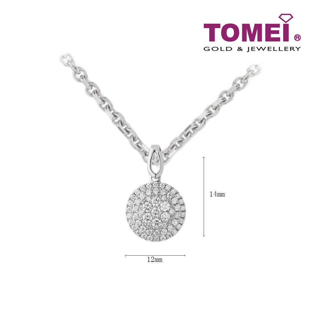 TOMEI Celina Pendant, White Gold 750 (P5192)