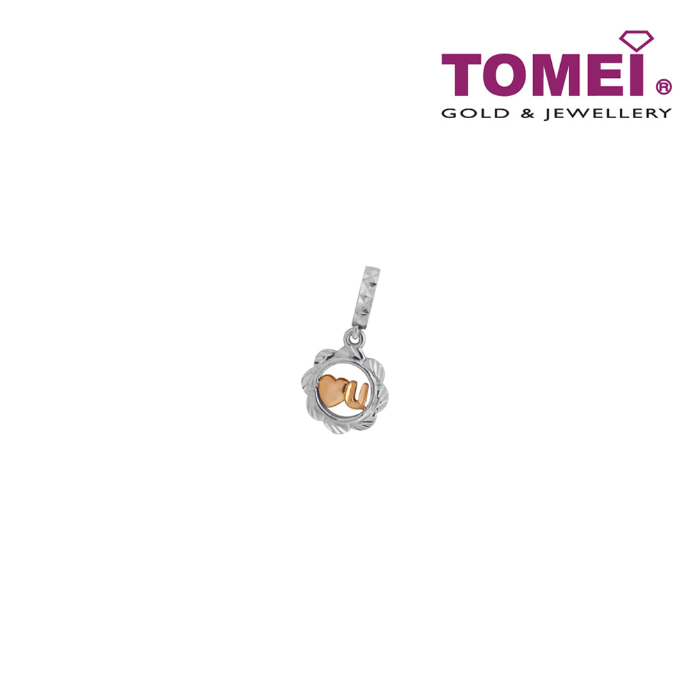 Averment of Love and Romance Charm | Tomei White Gold 585 (14K) (P5520)