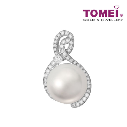 TOMEI South Sea Pearl Pendant, White Gold 750