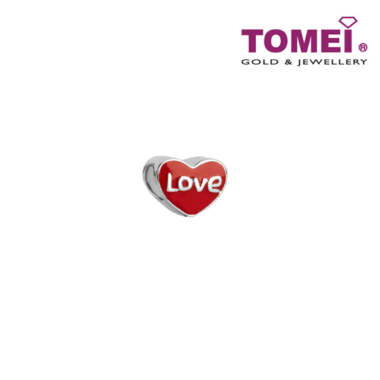 Avouch Your  Eternal Love Charm | Tomei White Gold 585 (14K) (P5711)