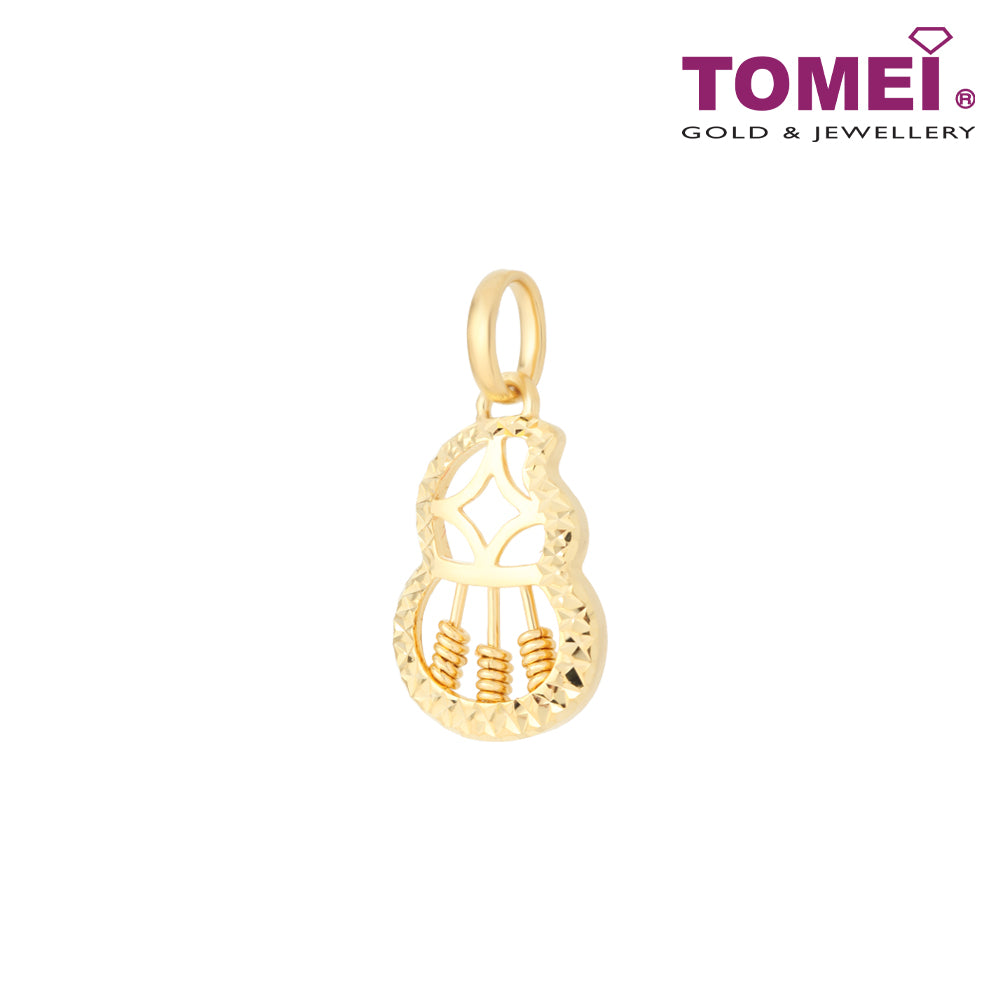 TOMEI Hulu Abacus Pendant, Yellow Gold 916