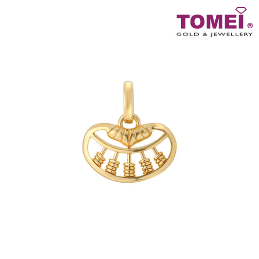 TOMEI Ruyi Abacus Pendant, Yellow Gold 916