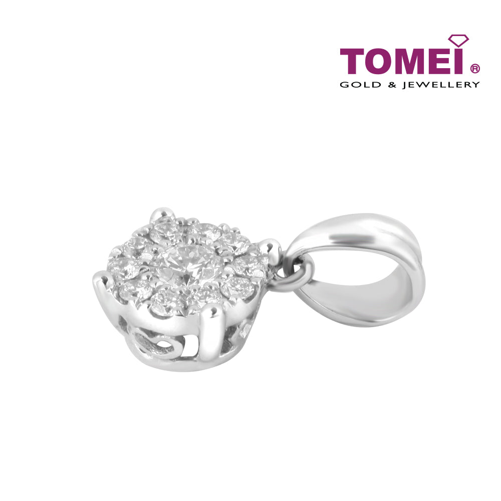TOMEI Pendant, Diamond White Gold 750 (P3887)