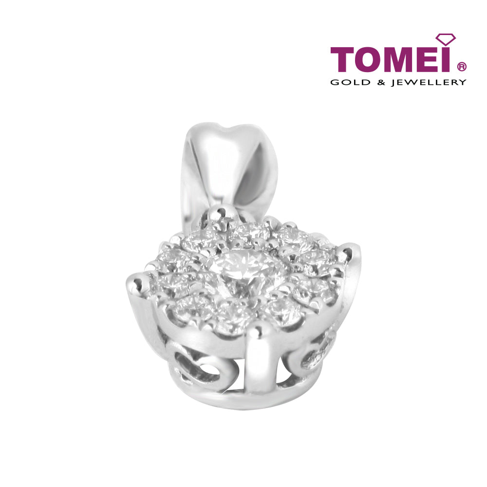 TOMEI Pendant, Diamond White Gold 750 (P3887)