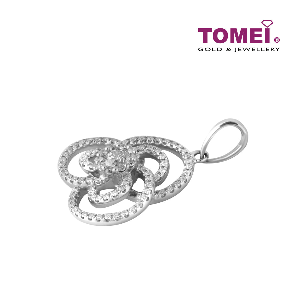 TOMEI Pendant, Diamond White Gold 750 (P5594)