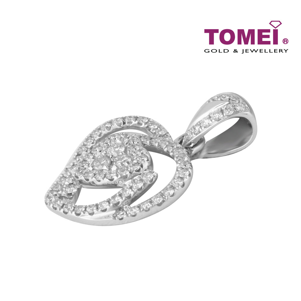 TOMEI Pendant, Diamond White Gold 750 (P5204)