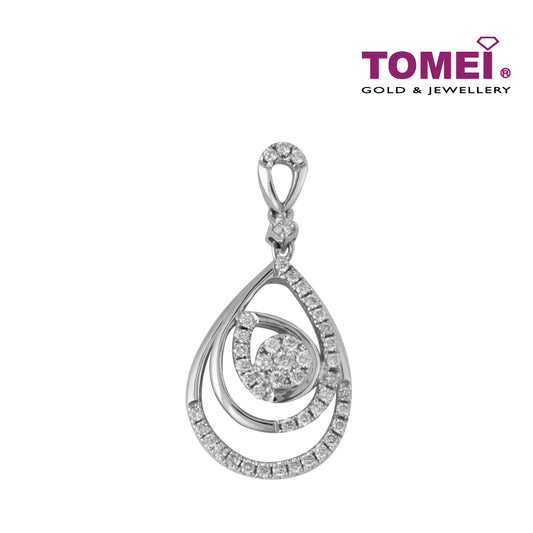 TOMEI Pendant, Diamond White Gold 750 (P4858)
