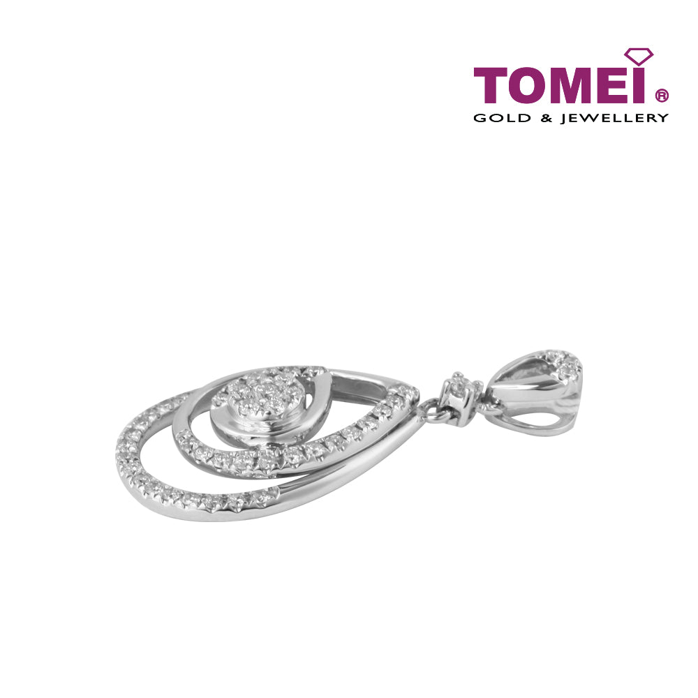 TOMEI Pendant, Diamond White Gold 750 (P4858)
