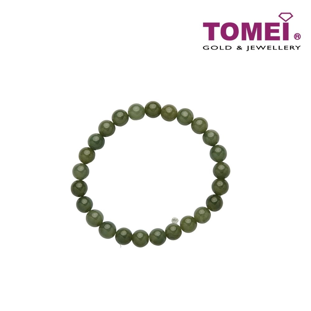 TOMEI Palace Grace Dark Green Jade Bracelet