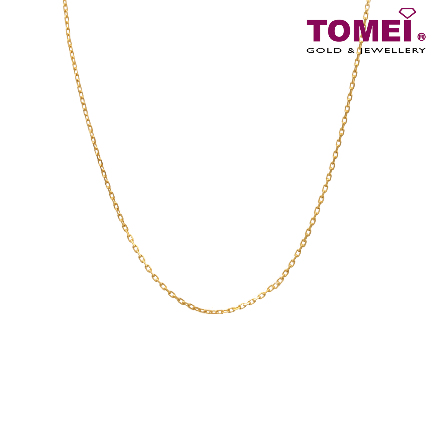 TOMEI Necklace of Subtle Glamour, Yellow Gold 916