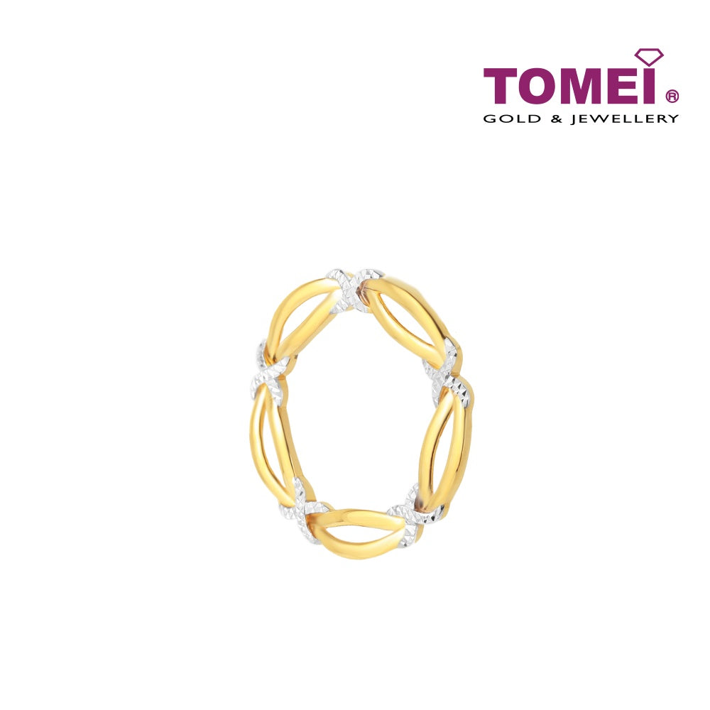 TOMEI Circularity with Verve Pendant, Yellow Gold 916