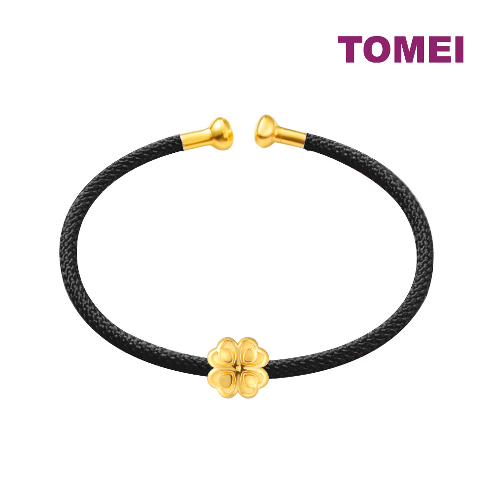 TOMEI [Online Exclusive] Clovery Love Charm, Yellow Gold 999