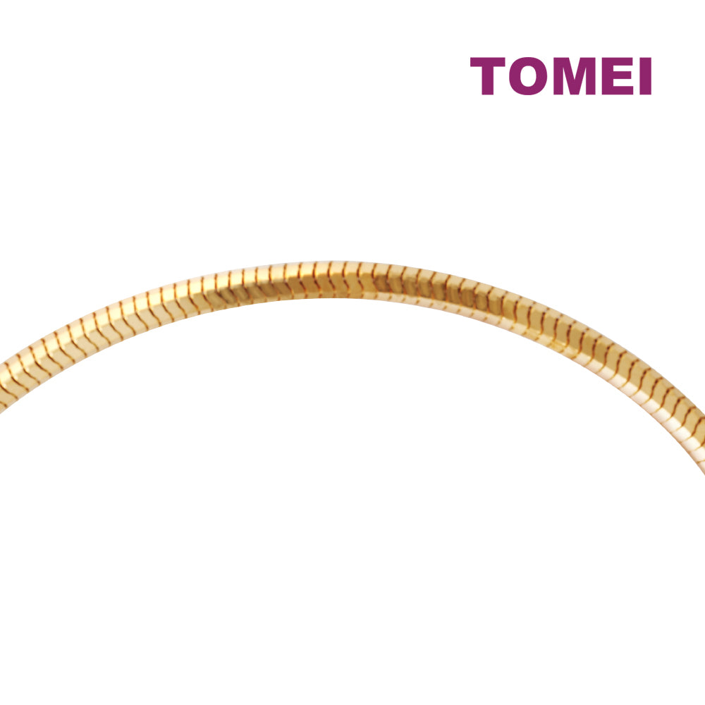 TOMEI Lusso Italia Chomel Heart Bracelet, Yellow Gold 916