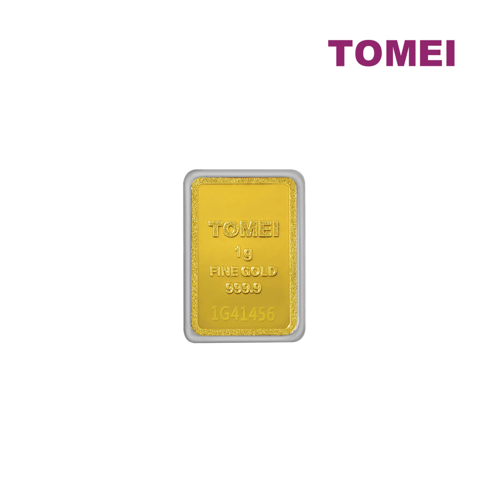 [TOMEI Exclusive] KLCC Twin Towers Gold Bar | 1 Gram | Fine Gold 9999