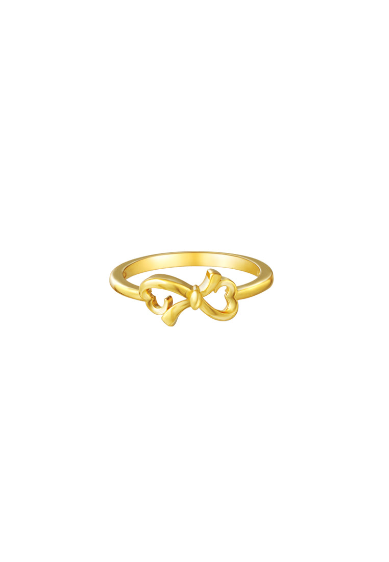 TOMEI Infinity Tie Ring, Yellow Gold 916