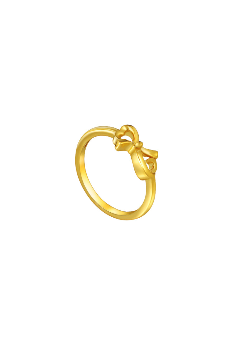 TOMEI Infinity Tie Ring, Yellow Gold 916