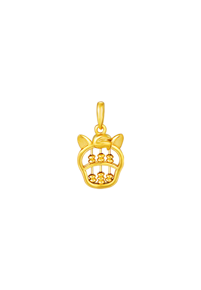 TOMEI Horse Abacus Pendant, Yellow Gold 916