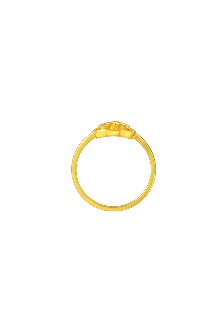 TOMEI Hulu Abacus Ring, Yellow Gold 916