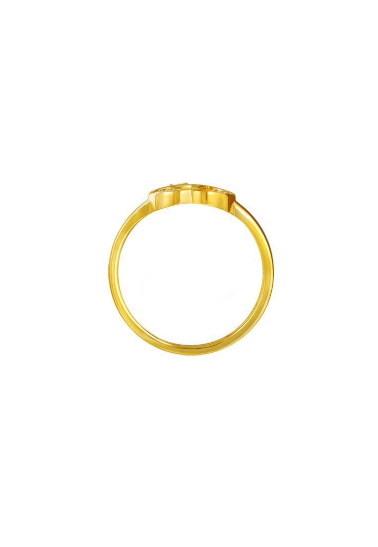 TOMEI Apple Abacus Ring, Yellow Gold 916