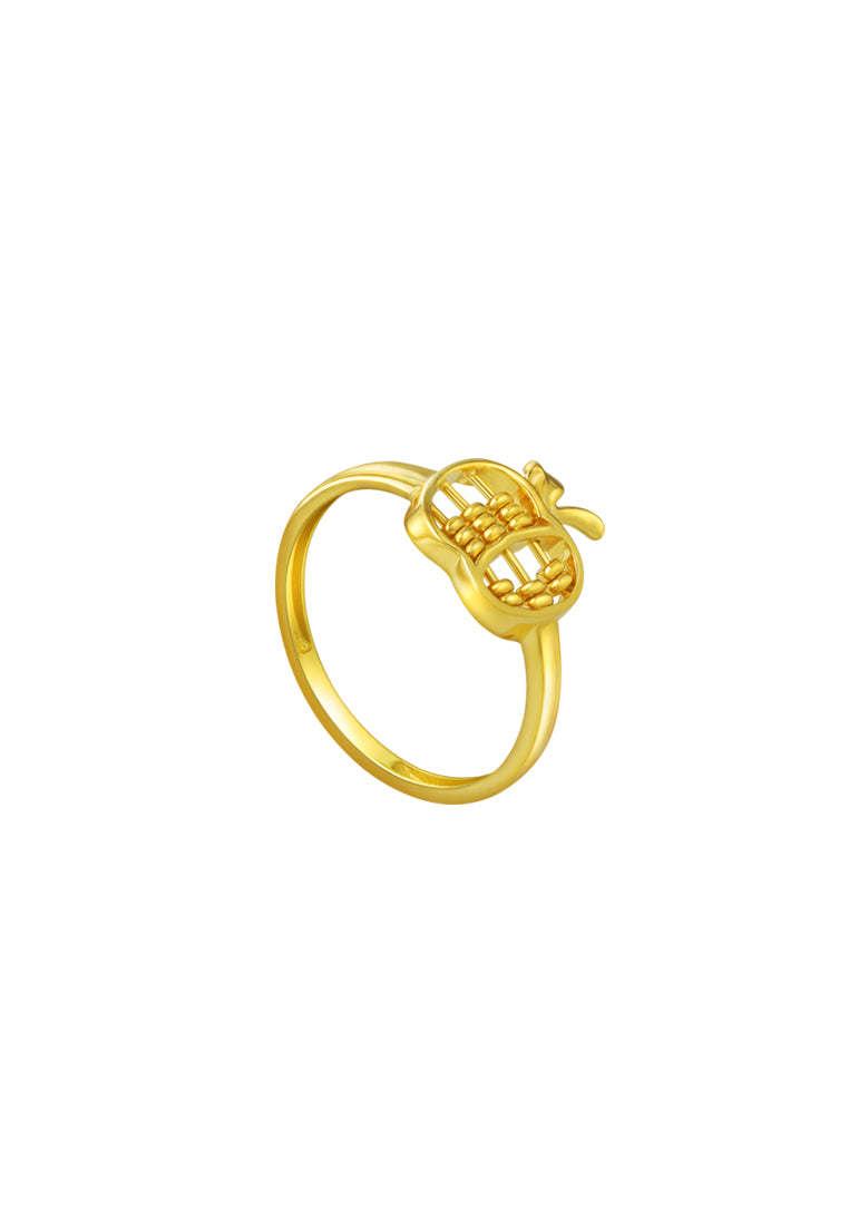 TOMEI Apple Abacus Ring, Yellow Gold 916