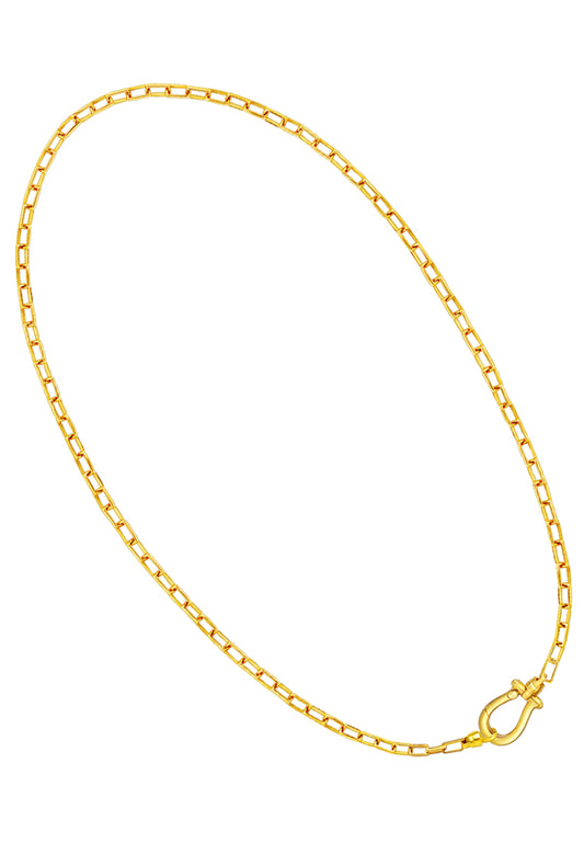 TOMEI Horse Shoe Necklace, Yellow Gold 916