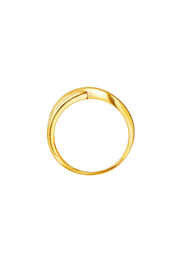 TOMEI Lusso Italia Ring, Yellow Gold 916