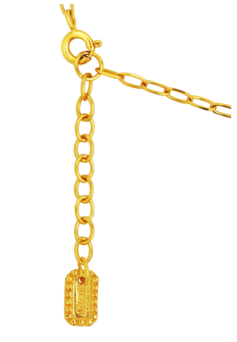 TOMEI Symphony Of Leaves Necklace, Yellow Gold 916