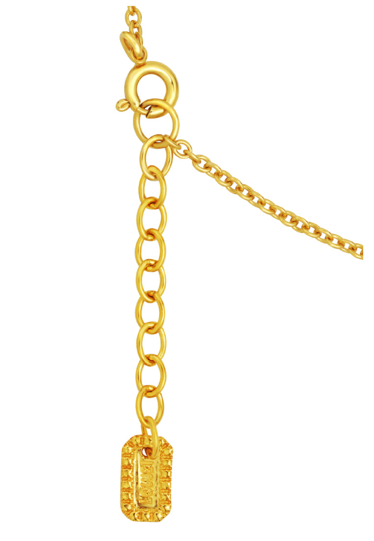 TOMEI Bridging the Gap Necklace, Yellow Gold 916