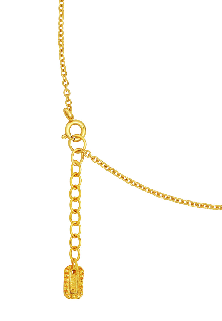 TOMEI Bridging the Gap Necklace, Yellow Gold 916
