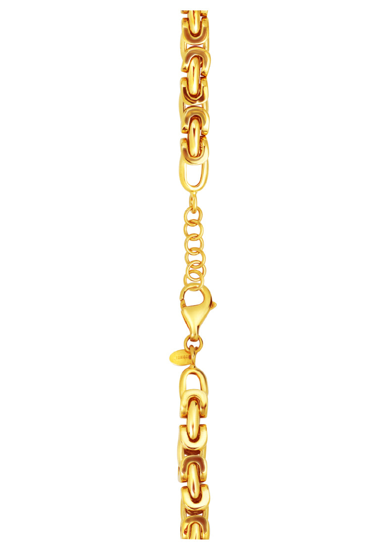 TOMEI Sparkling Bracelet, Yellow Gold 916