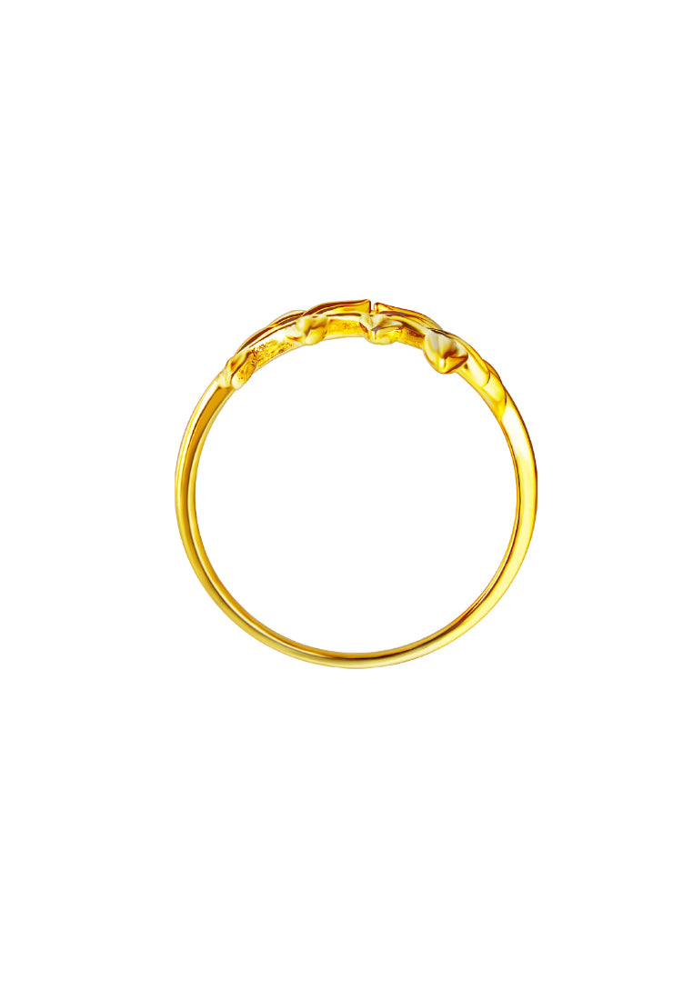 TOMEI Symphony Of Leaves Ring, Yellow Gold 916