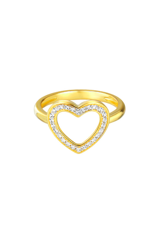 TOMEI Matters of the Heart Ring, Yellow Gold 916