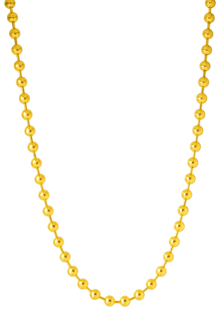 TOMEI Lusso Italia Ball Necklace, Yellow Gold 916