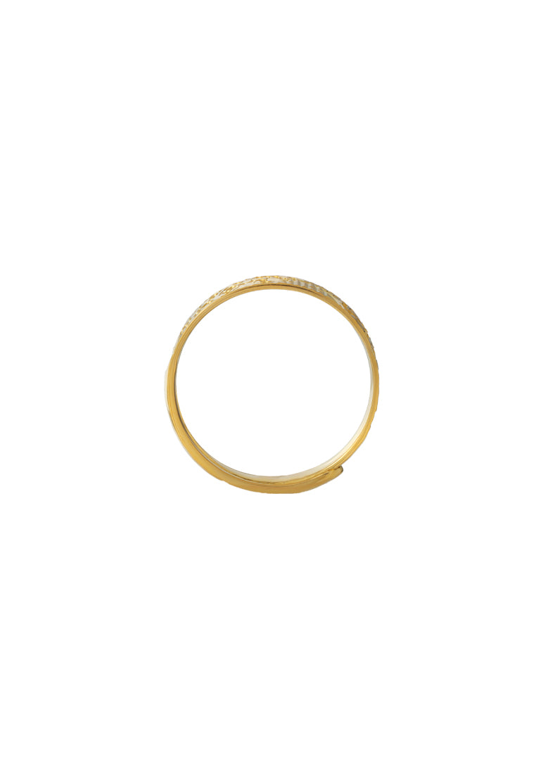 TOMEI X Xifu Wedding Band (XiZi), Yellow Gold 999