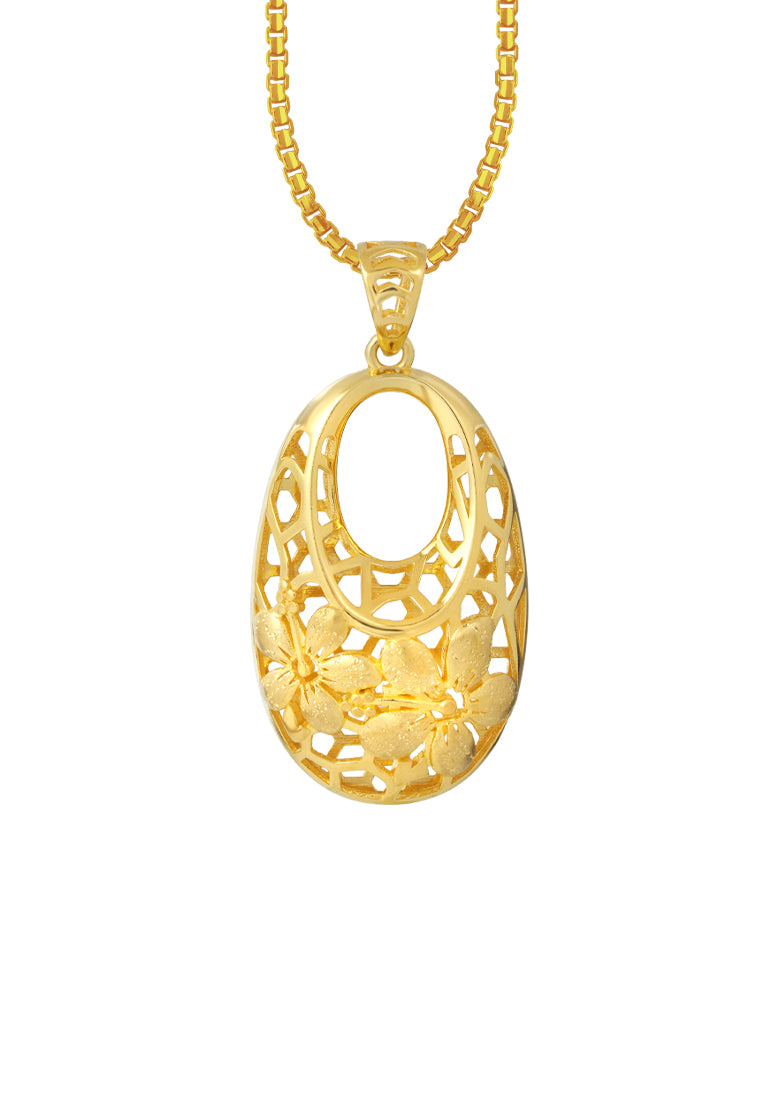 TOMEI Sri Puteri Collection Pendant, Yellow Gold 916