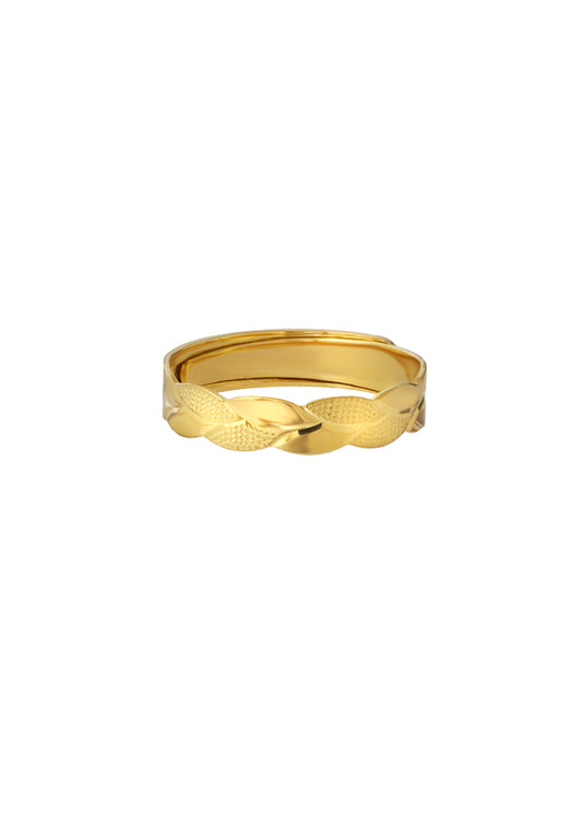 TOMEI X Xifu Wedding Band, Yellow Gold 999
