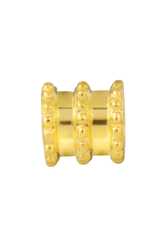 TOMEI Rolling Tube Pendant/Charm, Yellow Gold 916