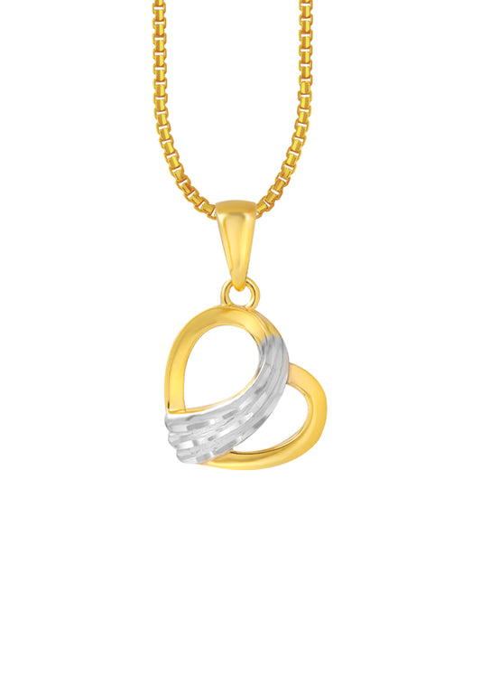 TOMEI Lusso Italia Heart Pendant, Yellow Gold 916
