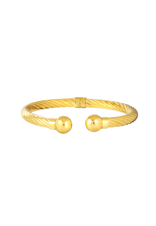 TOMEI Lusso Italia Bangle, Yellow Gold 916