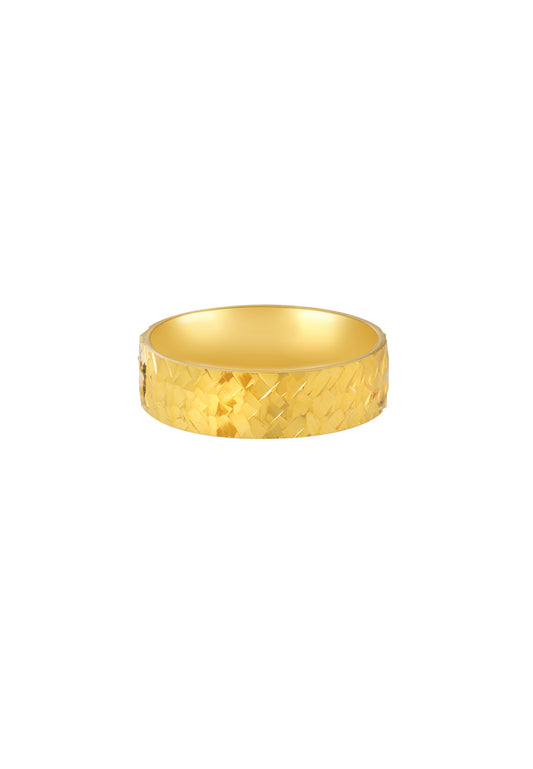 TOMEI Solace Fit Ring, Yellow Gold 916