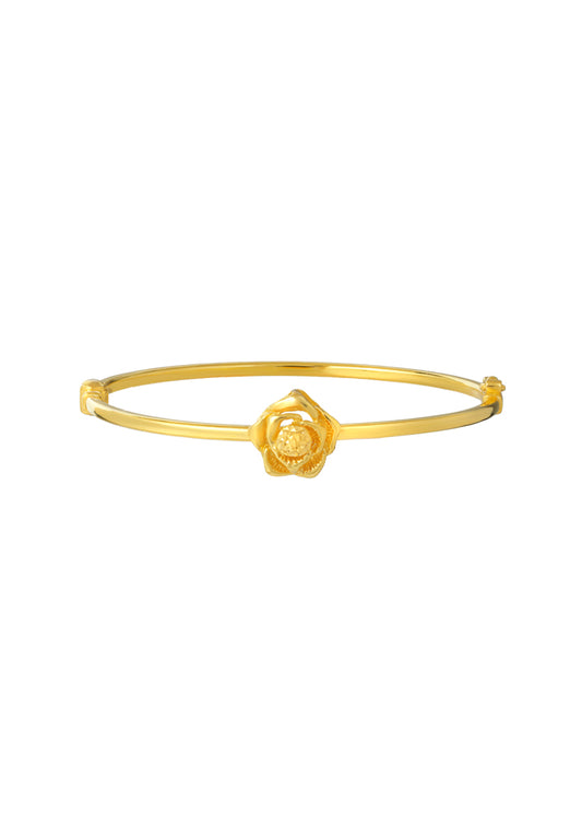 TOMEI Rose Bangle, Yellow Gold 916