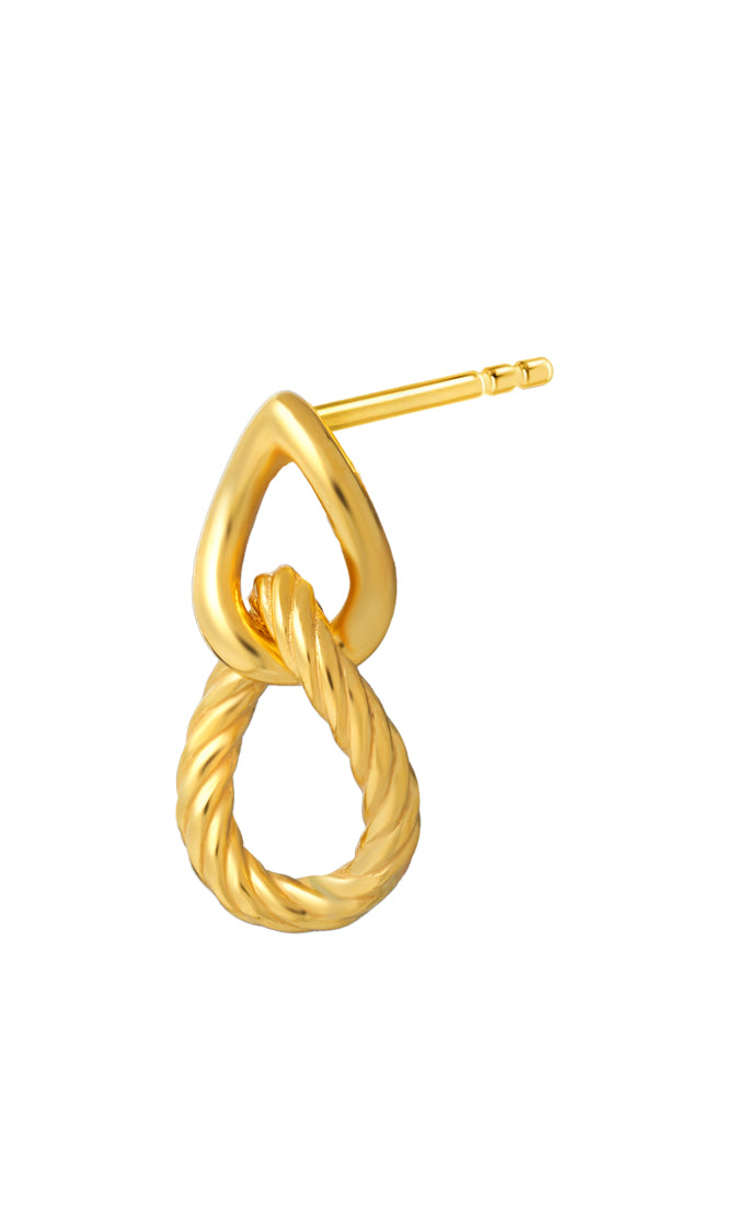 TOMEI Earrings, Yellow Gold 916