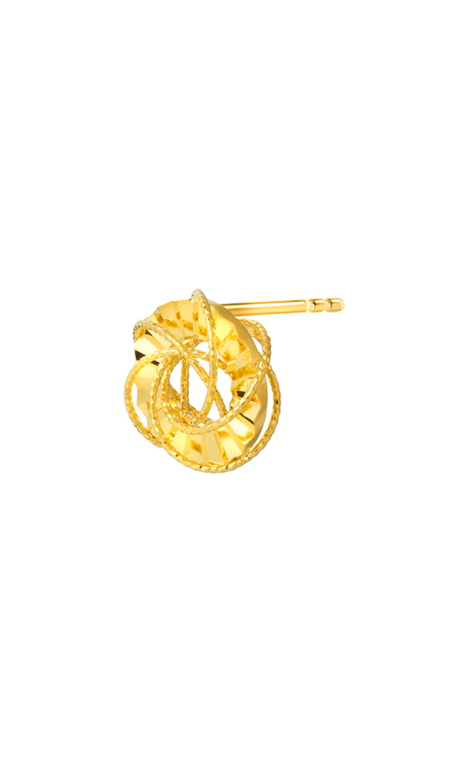 TOMEI Earrings, Yellow Gold 916