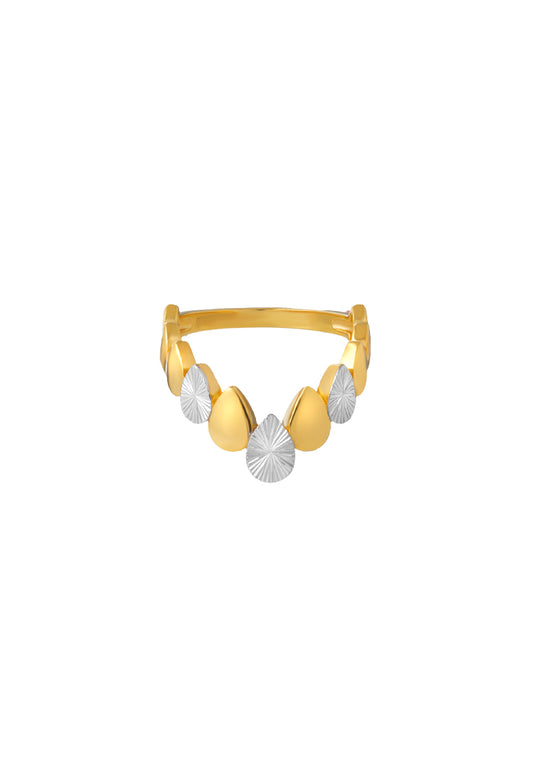 TOMEI Diamond Cut Collection Ring, Yellow Gold 916