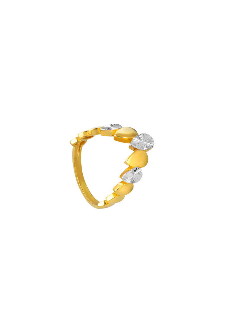 TOMEI Diamond Cut Collection Ring, Yellow Gold 916