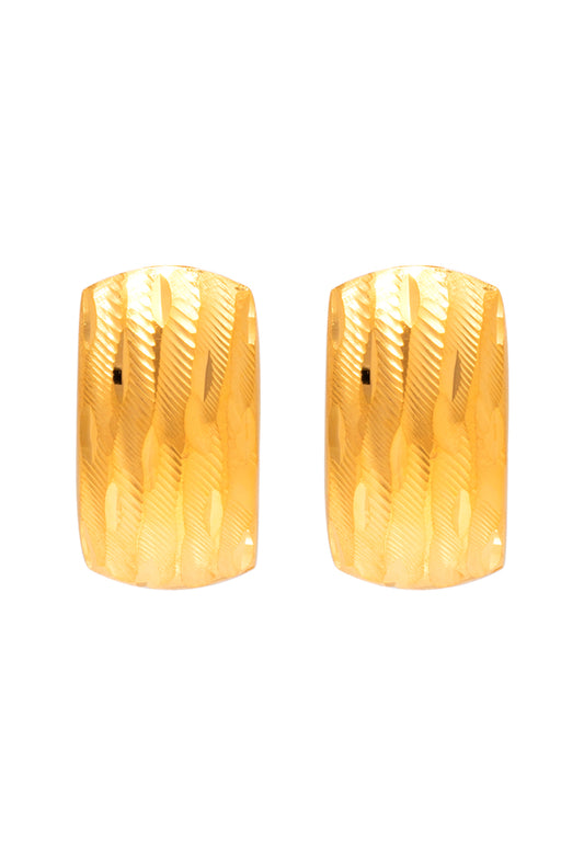 TOMEI Lusso Italia Grandeur Earrings, Yellow Gold 916
