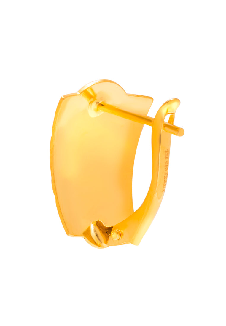TOMEI Lusso Italia Splendour Earrings, Yellow Gold 916
