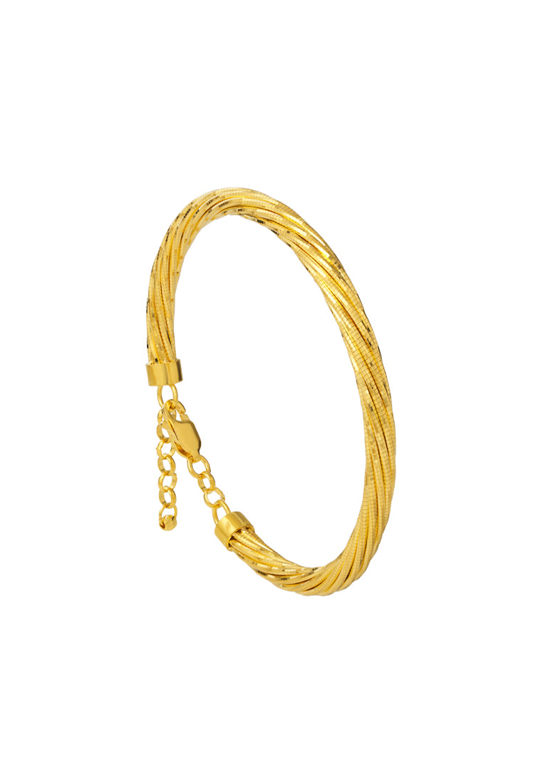 TOMEI Bangle, Yellow Gold 916