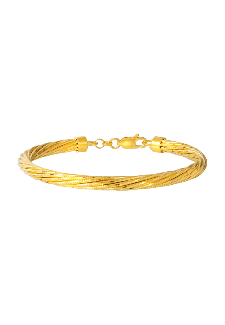 TOMEI Bangle, Yellow Gold 916